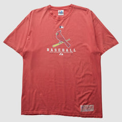 St. Louis Cardinals Majestic 2000s T-Shirt Red Vintage