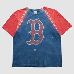 Boston Red Sox Majestic 2000s T-Shirt Blue Vintage