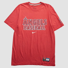 Los Angeles Angels 2010s T-Shirt Red Vintage | Nike