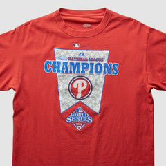 Philadelphia Phillies 2008 T-Shirt Red Vintage