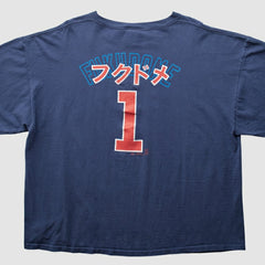 Chicago Cubs Majestic 2000s T-Shirt Navy Vintage