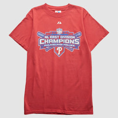 Philadelphia Phillies Majestic 2007 T-Shirt Red Vintage