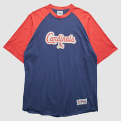 St. Louis Cardinals Lee Apparel 2000s T-Shirt Navy Vintage