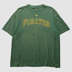 Pittsburgh Pirates Majestic 2000s T-Shirt Green Vintage