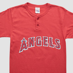 Los Angeles Angels Majestic 90s T-Shirt Red Vintage