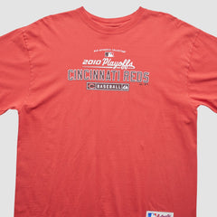 Cincinnati Reds Majestic 2010 T-Shirt Red Vintage