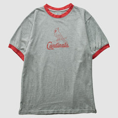 St. Louis Cardinals Genuine Merchandise 2008 T-Shirt Heather Gray Vintage