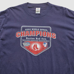 Boston Red Sox Delta 2004 T-Shirt Navy Vintage