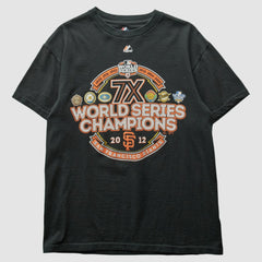 San Francisco Giants Majestic 2012 T-Shirt Black Vintage