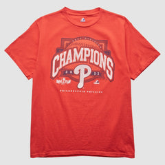 Philadelphia Phillies Majestic 2011 T-Shirt Red Vintage