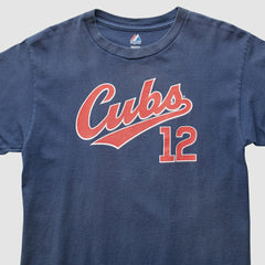 Chicago Cubs Majestic 2009 T-Shirt Navy Vintage