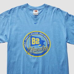 Milwaukee Brewers 2007 T-Shirt Light Blue Vintage | Nike