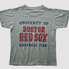 Boston Red Sox 80s T-Shirt Heather Gray Vintage