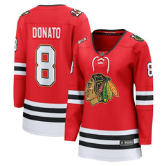 Ryan Donato Chicago Blackhawks Fanatics Women's Centennial Breakaway Player Jersey Red