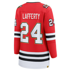Sam Lafferty Chicago Blackhawks Fanatics Women's Centennial Breakaway Player Jersey Red