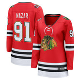 Frank Nazar Chicago Blackhawks Fanatics Women's Centennial Breakaway Player Jersey Red