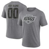 Los Angeles Kings Heritage Custom Tri-Blend T-Shirt Gray