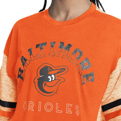Baltimore Orioles G-III 4Her by Carl Banks Women's Off-Season Oversized Top Orange