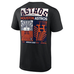 Houston Astros Profile Big & Tall Two-Sided Graphic T-Shirt Black