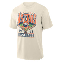 Houston Astros Profile Big & Tall Screen Print T-Shirt Cream