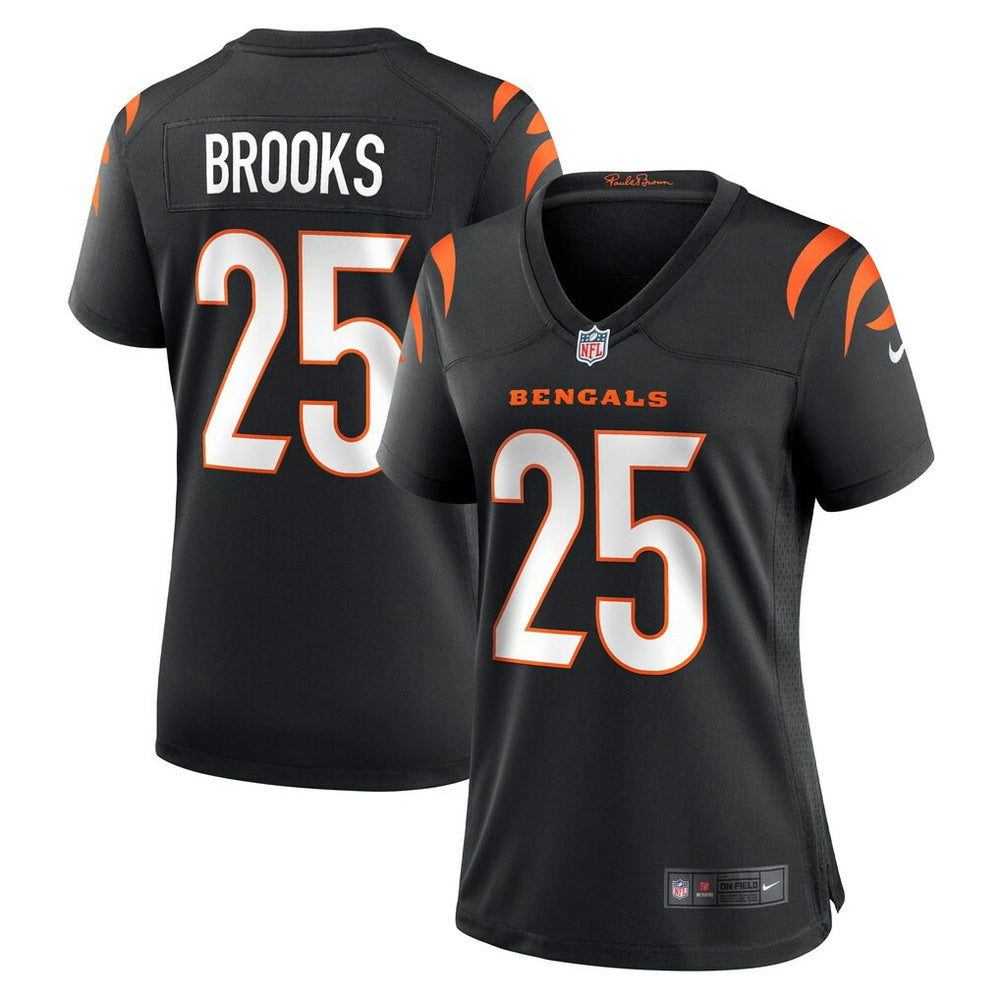 Tahj Brooks Cincinnati Bengals Women's Team Game Jersey - Black