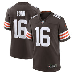 Isaiah Bond Cleveland Browns Team Game Jersey - Brown