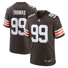 Cameron Thomas Cleveland Browns Team Game Jersey - Brown