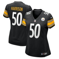 Malik Harrison Pittsburgh Steelers Women's Team Game Jersey - Black