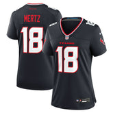 Graham Mertz Houston Texans Women's Team Game Jersey - Navy