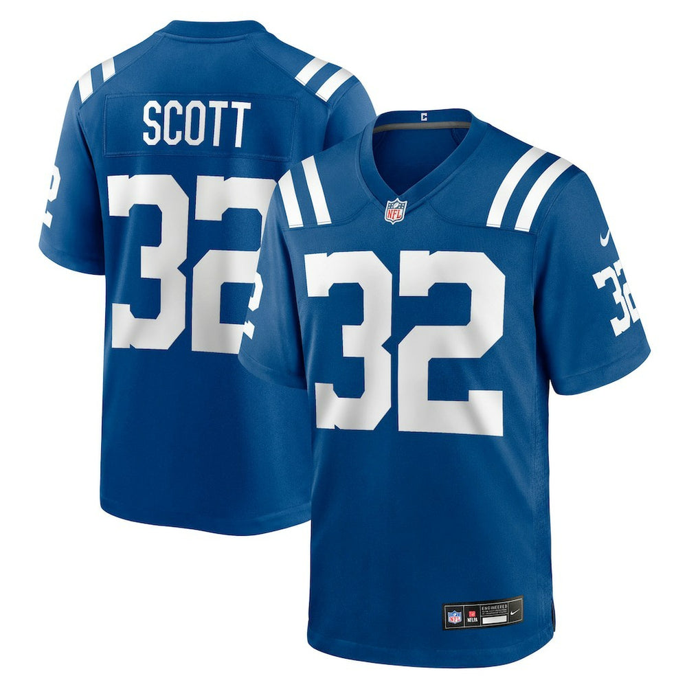 Daniel Scott Indianapolis Colts Team Game Jersey - Royal