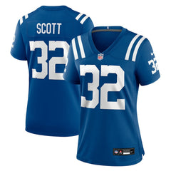 Daniel Scott Indianapolis Colts Women's Team Game Jersey - Royal