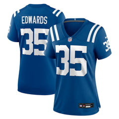 Johnathan Edwards Indianapolis Colts Women's Team Game Jersey - Royal