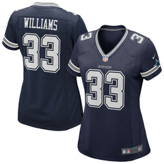Javonte Williams Dallas Cowboys Women's Team Game Jersey - Navy