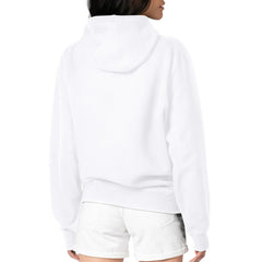 Minnesota Twins G-III 4Her by Carl Banks Women's Metallic Drop Fleece Hoodie White