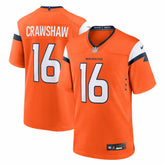 Jeremy Crawshaw Denver Broncos Team Game Jersey - Orange