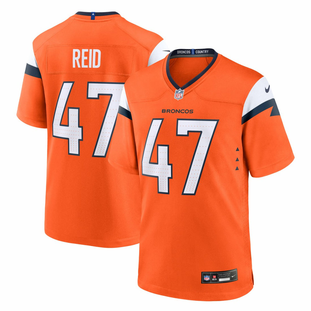 Karene Reid Denver Broncos Team Game Jersey - Orange