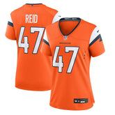 Karene Reid Denver Broncos Women's Team Game Jersey - Orange