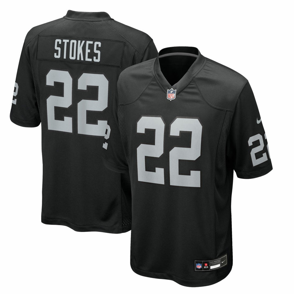 Eric Stokes Las Vegas Raiders Team Game Jersey - Black