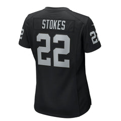 Eric Stokes Las Vegas Raiders Women's Team Game Jersey - Black