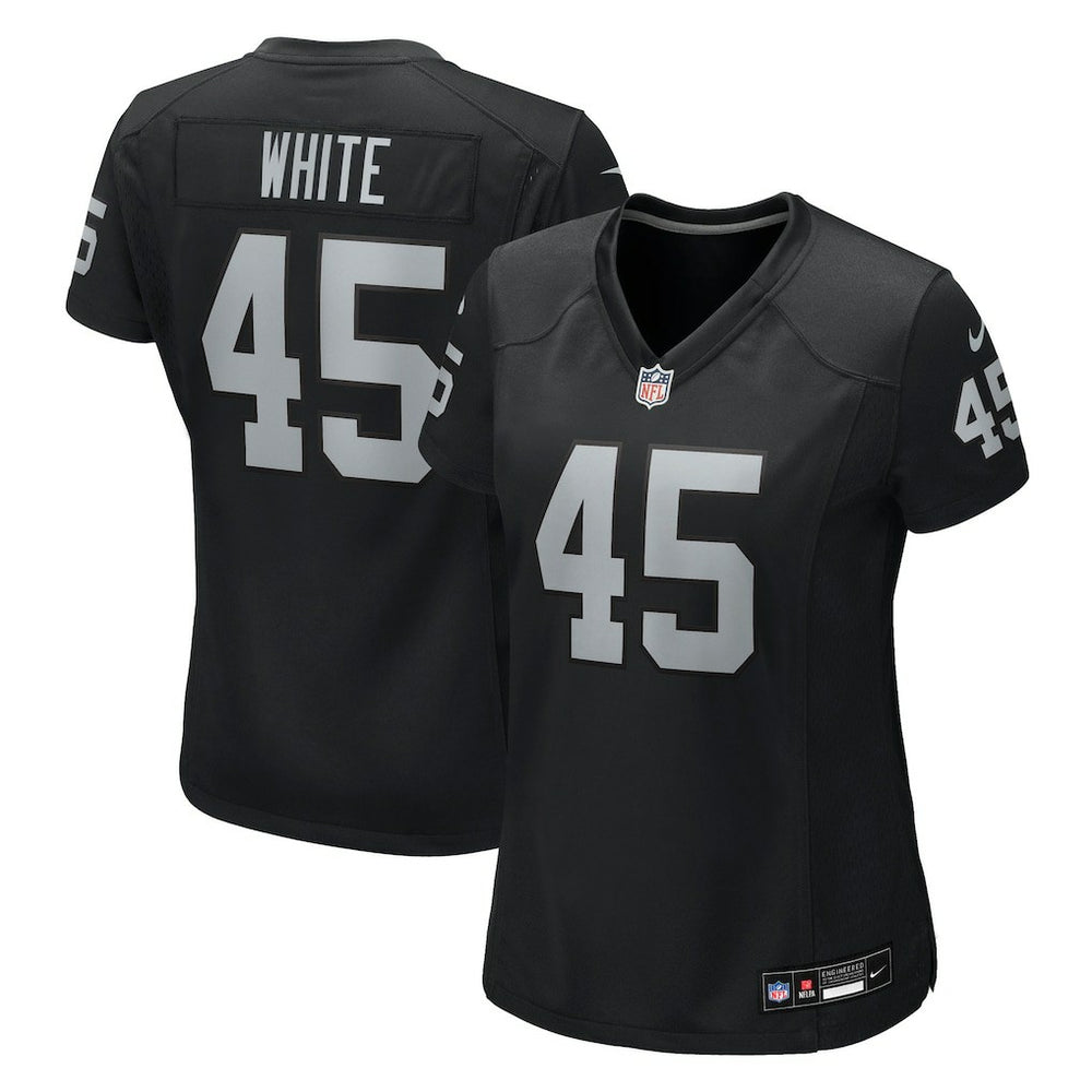 Devin White Las Vegas Raiders Women's Team Game Jersey - Black