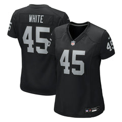Devin White Las Vegas Raiders Women's Team Game Jersey - Black