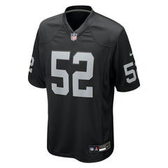 Elandon Roberts Las Vegas Raiders Team Game Jersey - Black