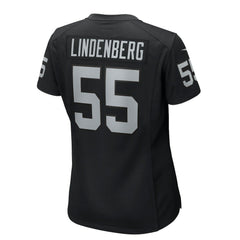 Cody Lindenberg Las Vegas Raiders Women's Team Game Jersey - Black