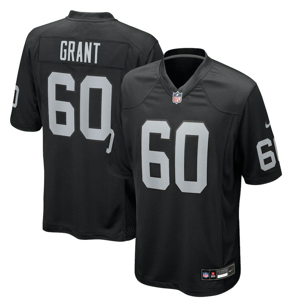 Charles Grant Las Vegas Raiders Team Game Jersey - Black