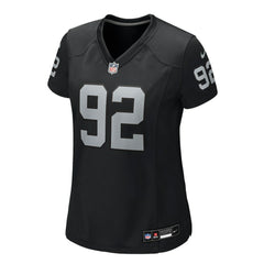 JJ Pegues Las Vegas Raiders Women's Team Game Jersey - Black