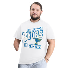 St. Louis Blues G-III Sports by Carl Banks Adaptive Headliner T-Shirt White