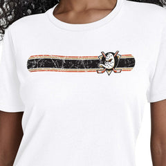Anaheim Ducks Starter Women's Team Stripe T-Shirt White