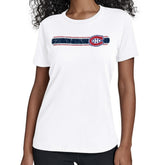 Montreal Canadiens Starter Women's Team Stripe T-Shirt White