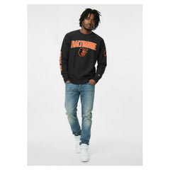 Baltimore Orioles Champion Reverse Weave Chenille Sweatshirt Black
