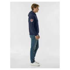 Detroit Tigers Champion Reverse Weave Chenille Hoodie Navy